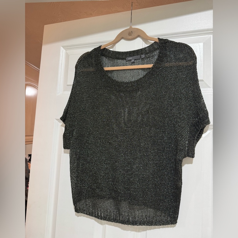 Vince Charcoal Knit Sweater